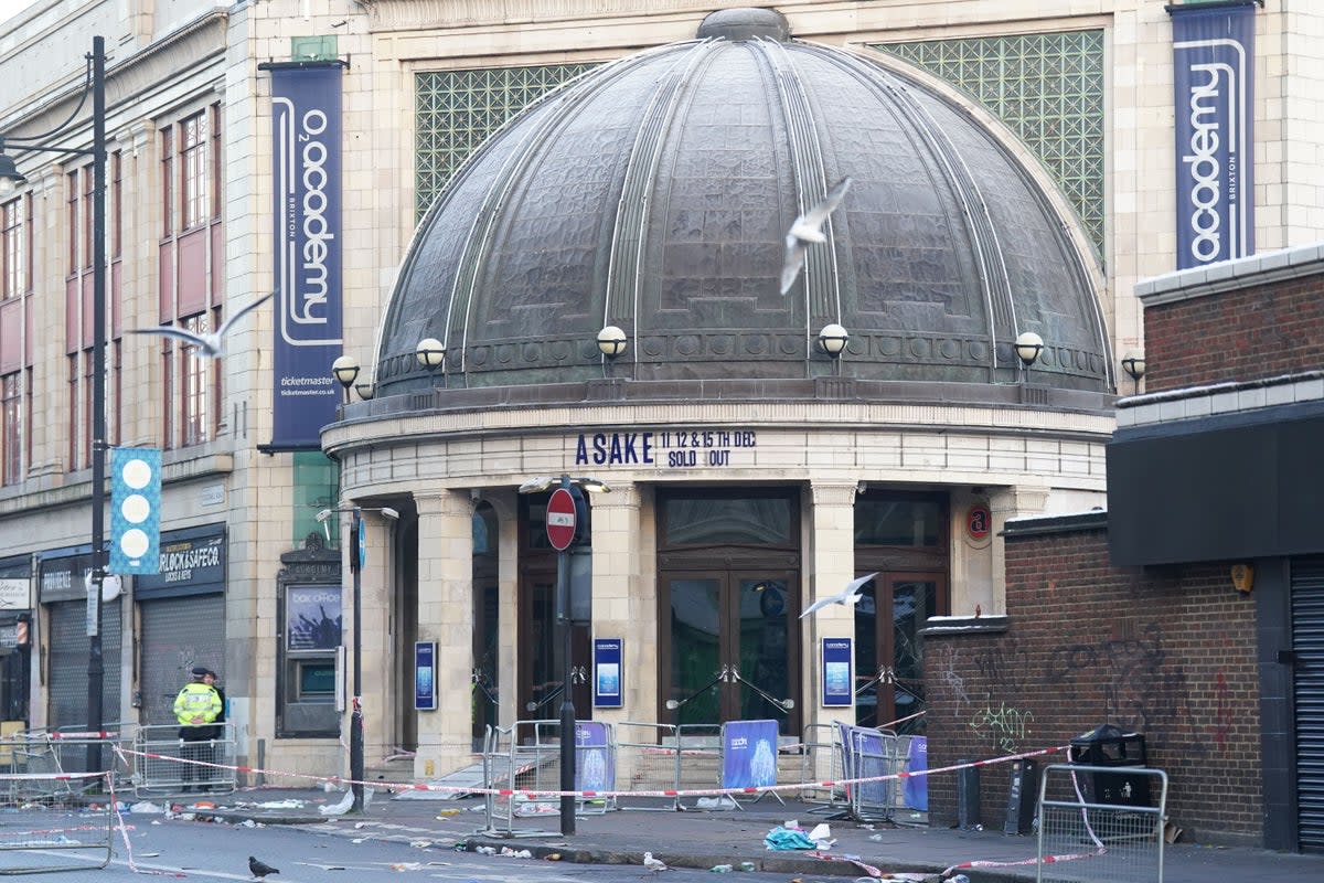 Brixton O2 Academy was shut nine months ago after a deadly crush   (PA Archive)