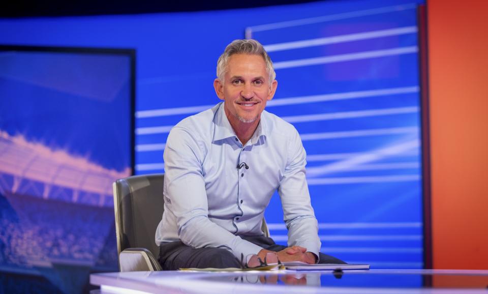 <p>The Match of the Day presenter earns between £1.75m and £1.8m. (Picture: BBC) </p>