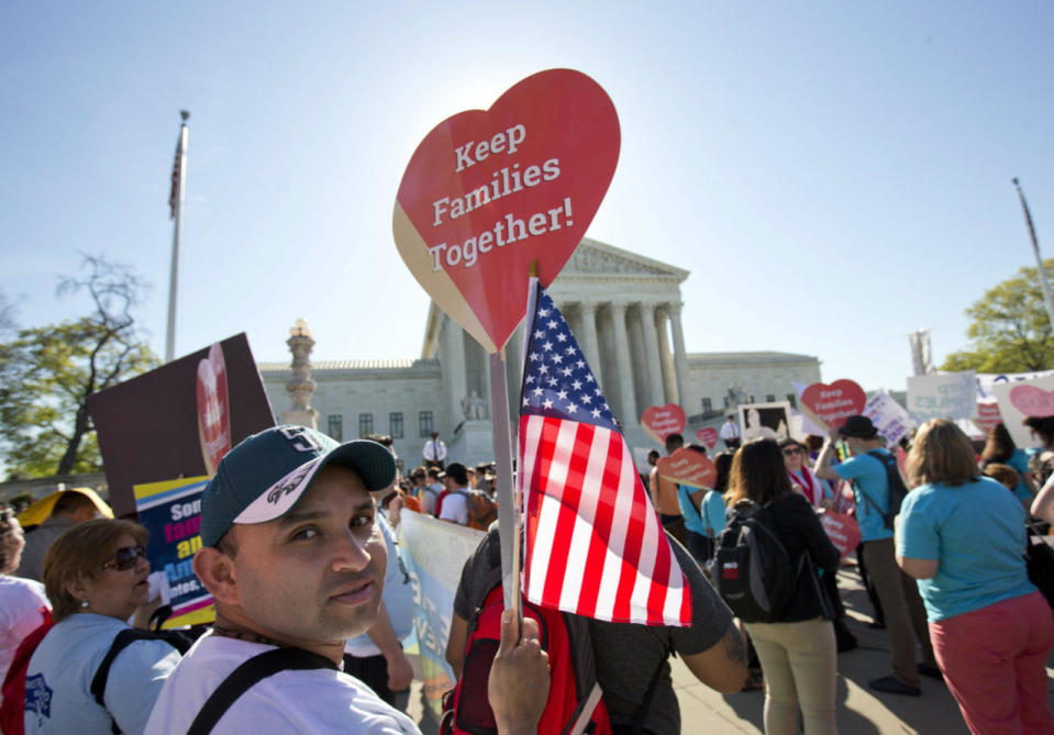 Pro-immigration activist Mario Gochez