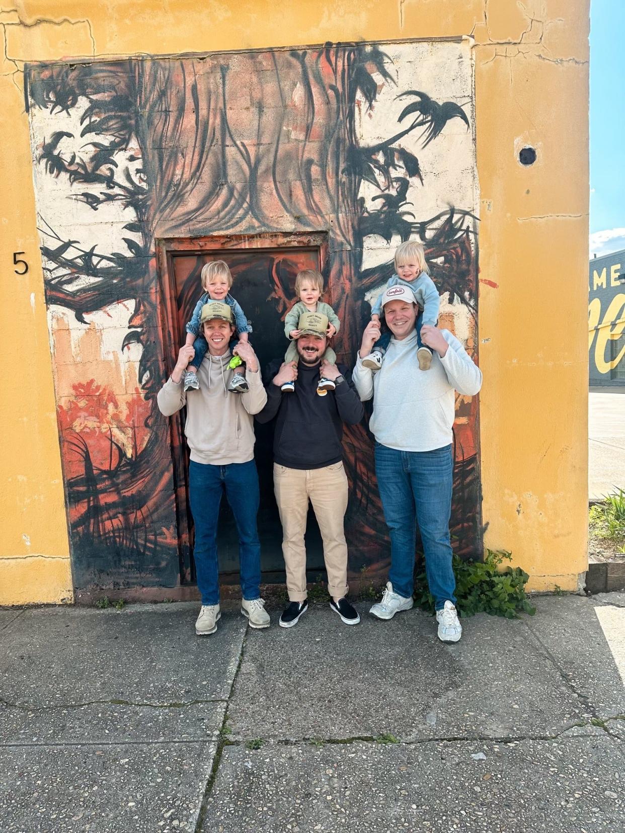 The co-owners of Hard Times Deli left to right: Cole Jeanes, Harrison Downing and Schuyler O’Brien.