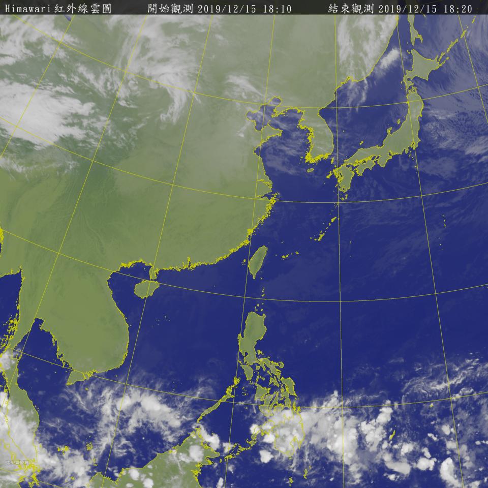 下一波東北季風再襲冷爆，這天最冷急凍14°C！圖/中央氣象局