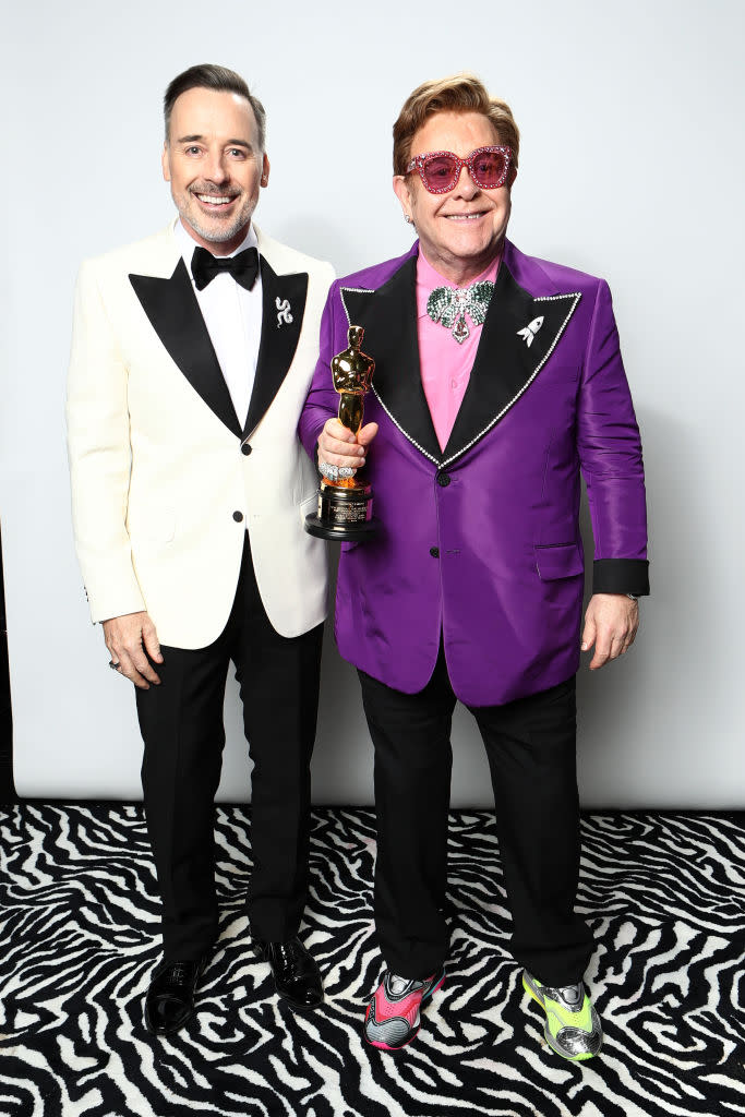 David Furnish and Elton John married in 2014. (Photo: Rich Polk/Getty Images for IMDb)
