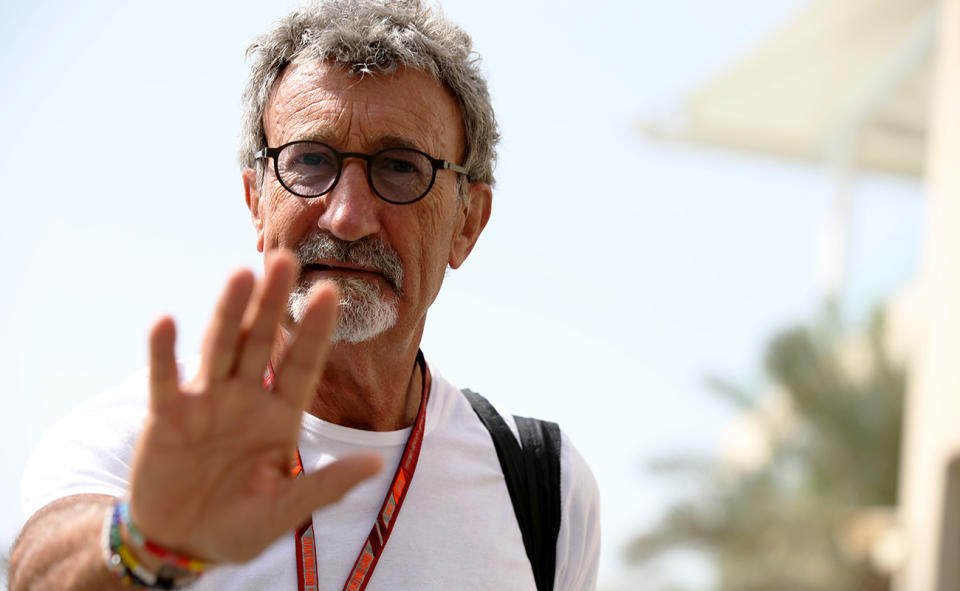 Eddie Jordan, pictured here at the Abu Dhabi Grand Prix in 2018.