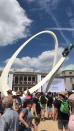 <p>Aston Martin was this year's featured marque at Goodwood on the occasion of the British sports-car brand's 70th anniversary. As such, the famous Goodwood statue adorning the front lawn for 2019 featured a storied Aston Martin DBR1 race car finished in classic British racing green.</p>