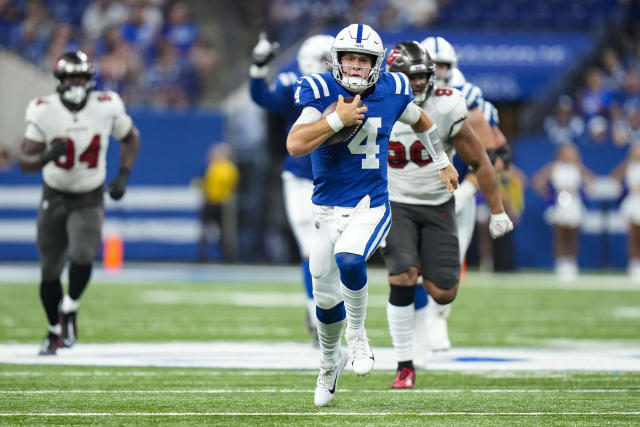 WATCH: Colts' Sam Ehlinger takes off for 45-yard TD scramble