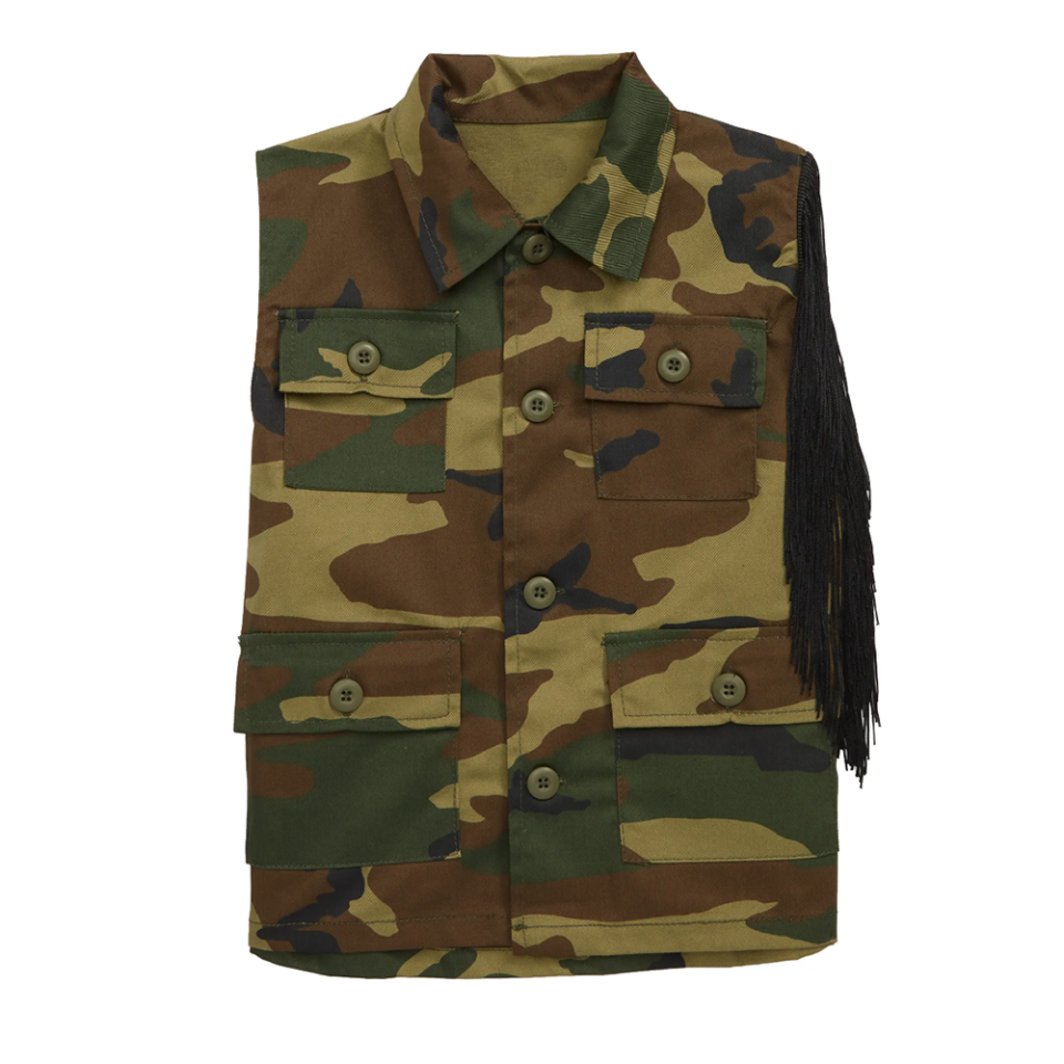 5) Kids' Camo Fringe Vest