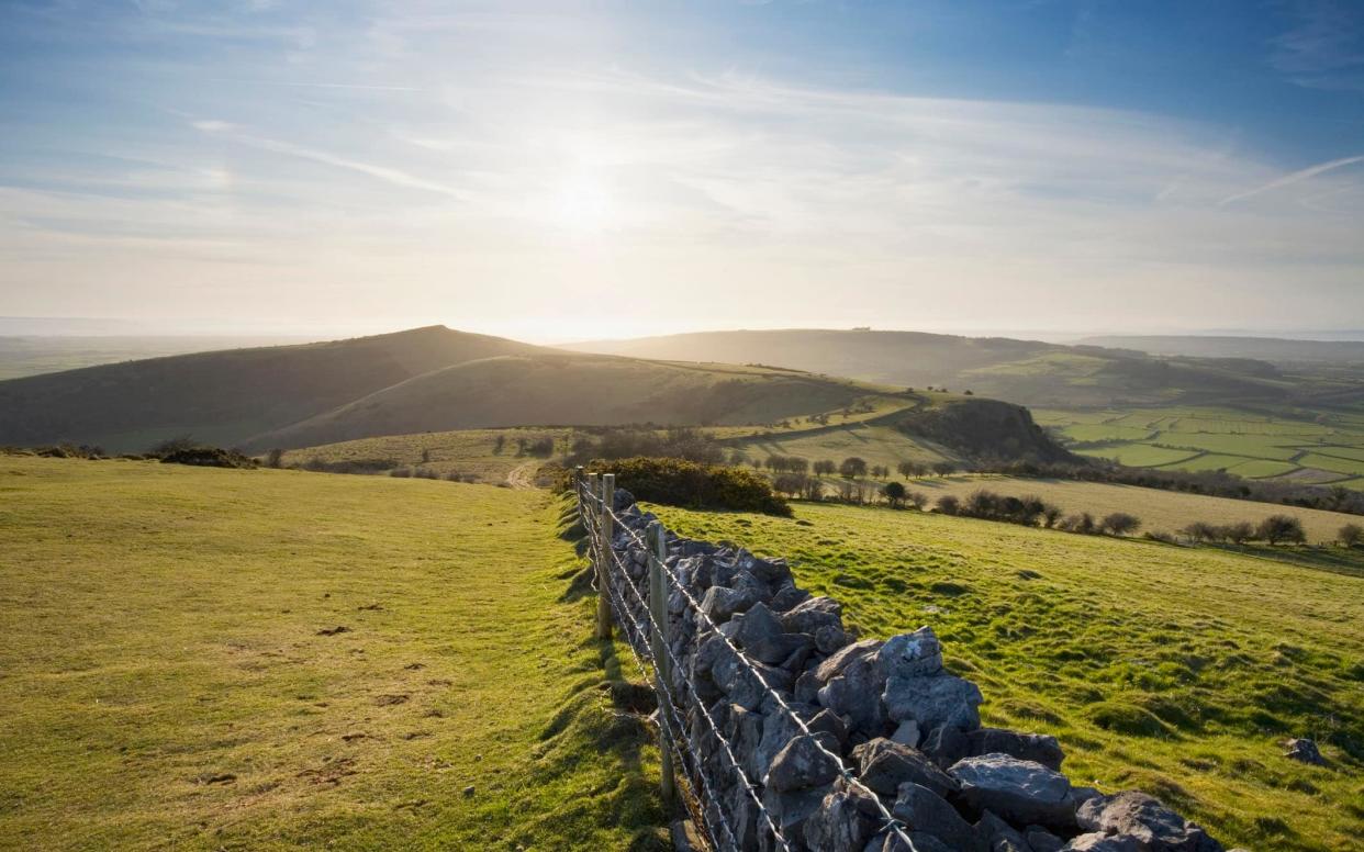 Our writer spent a weekend in the Mendip Hills when domestic travel reopened on July 4 - getty