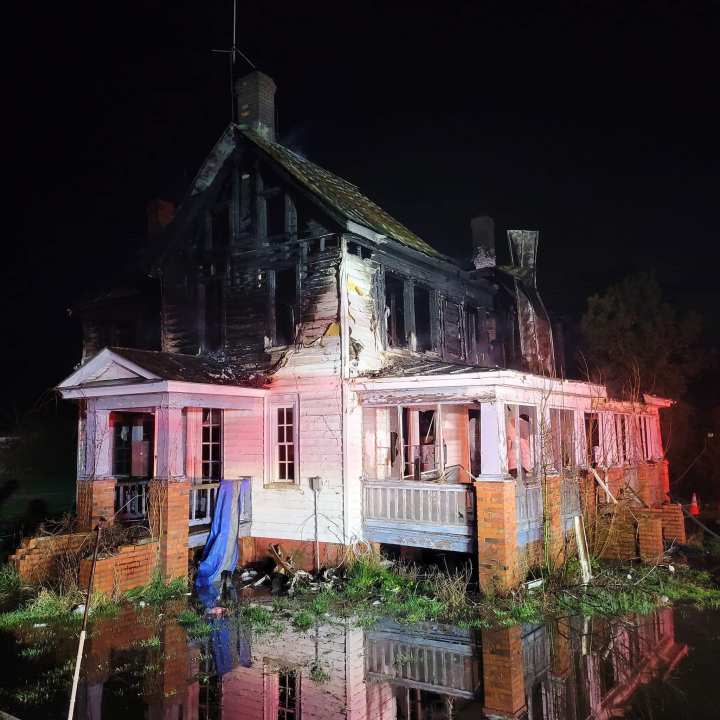 Guinea house fire (Courtesy: Abingdon Volunteer Fire and Rescue)