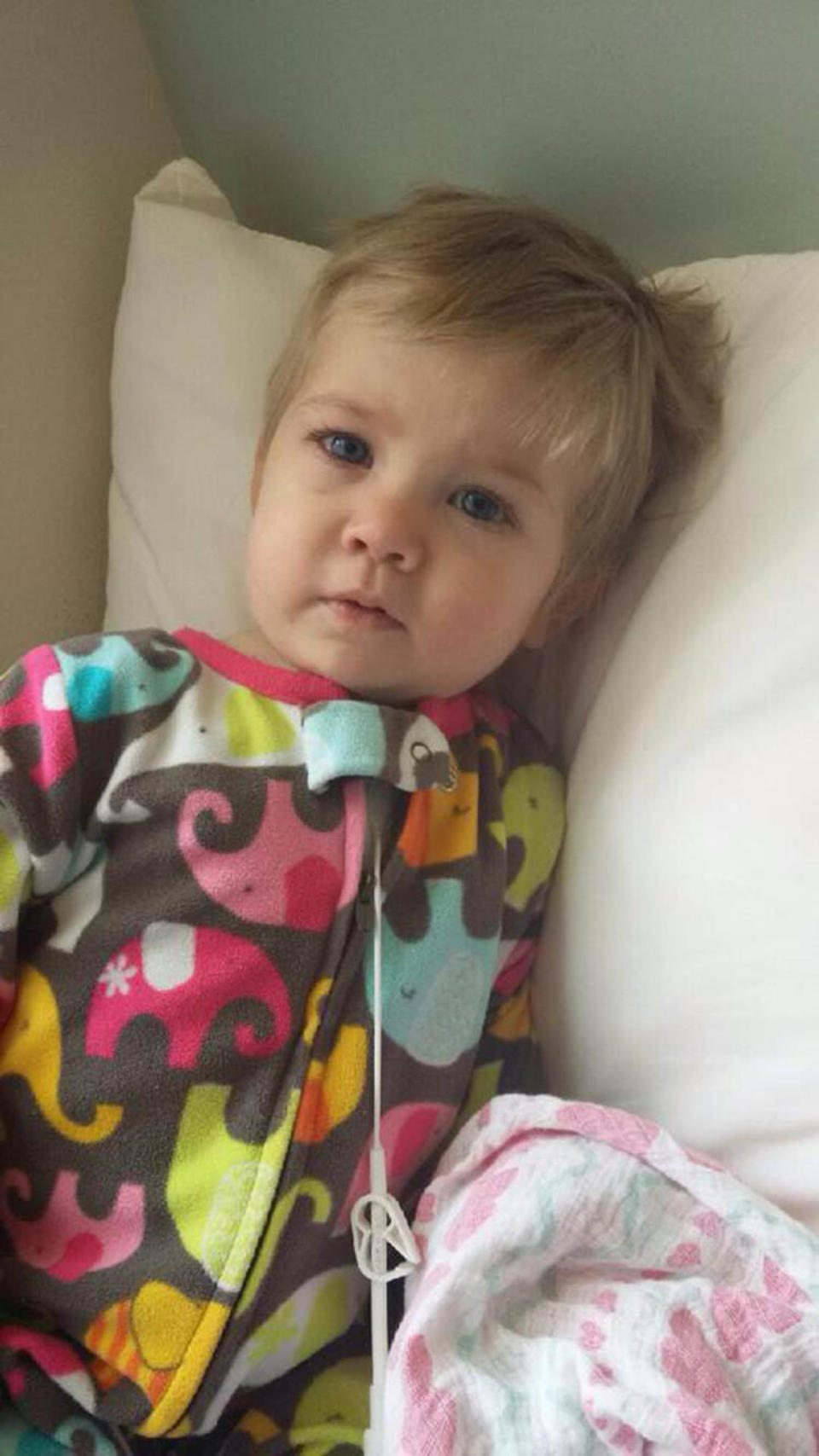 "My daughter Monroe was diagnosed with infant acute lymphoblastic leukemia MLL-R at just 9 weeks old on June 3, 2014. She had over a year of high dose chemo and was finally in maintenance (lower dose chemo) in August 2015. Unfortunately she relapsed January 1, 2016 and began her fight all over again! With the lack of funding, our babies are given chemotherapy that leaves them with no immune system to fight infections that we all naturally have in our systems. <br /><br />My baby girl passed away January 31, 2016 because she had no immune system to fight the bacterial infections and fungal infections she contracted while trying to battle leukemia. <strong>She will forever be 22 months old and leaves behind a loving momma, dadda and big brother!</strong> Our family will never be whole again because she will forever be missing!" -- Michelle Mutschler Anderson