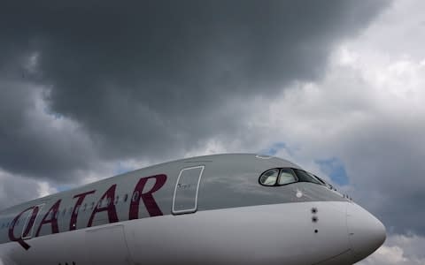 Qatar's flights have been banned from using the airspace of its Gulf neighbours - Credit: Edgar Su/Reuters