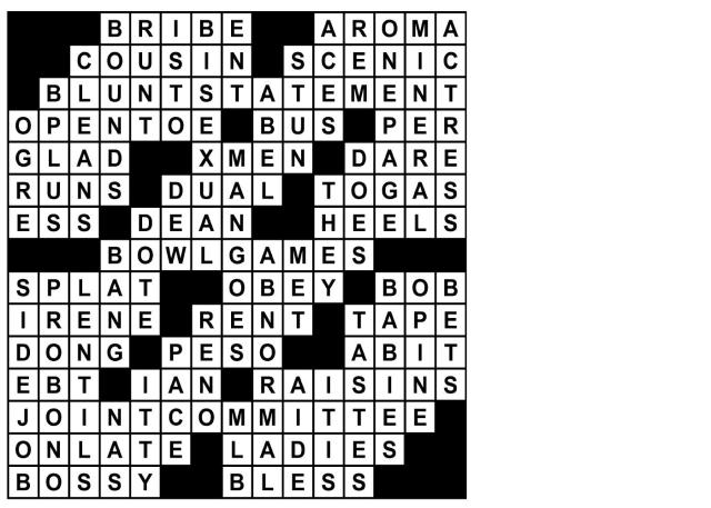 LA Times Crossword 20 Apr 20, Monday 