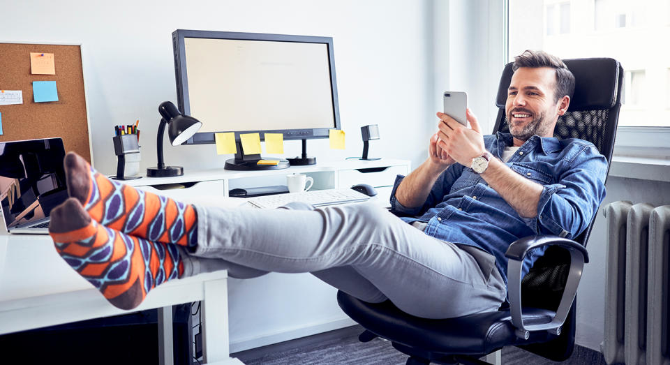 If you upgrade one thing for your home office, it should be an ergonomic chair. (Getty Images)