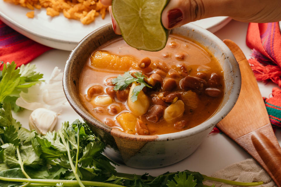 Dominican-style frijoles