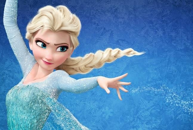 Children's characters such as Elsa from Frozen feature in the clips. Photo: Disney