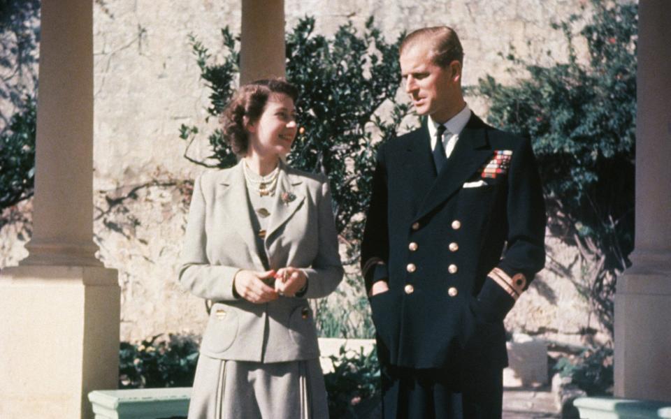 The Queen and Prince Philip on their honeymoon in Malta -  HULTON ARCHIVE/ Hulton Archive