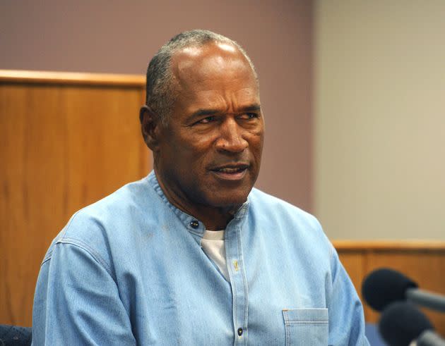 O.J. Simpson looks on during his parole hearing at the Lovelock Correctional Center in Lovelock, Nevada on July 20, 2017. The disgraced former football star died last week at 76. 