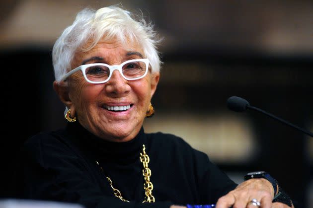 BOLOGNA, ITALY - NOVEMBER 09:  Italian director and author Lina Wertmuller attends the presentation of her autobiographical book 