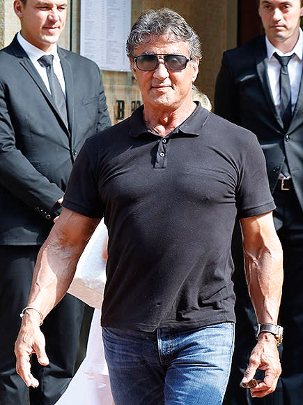 A Knockout Celebration! Sylvester Stallone Rings in 70th Birthday in ...