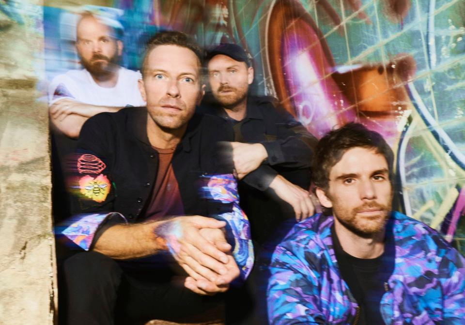 Coldplay unveils its ninth studio album, "Music of the Spheres," on Oct. 15, 2021.