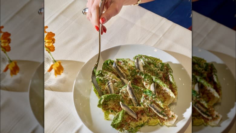 Delmonico's Caesar salad