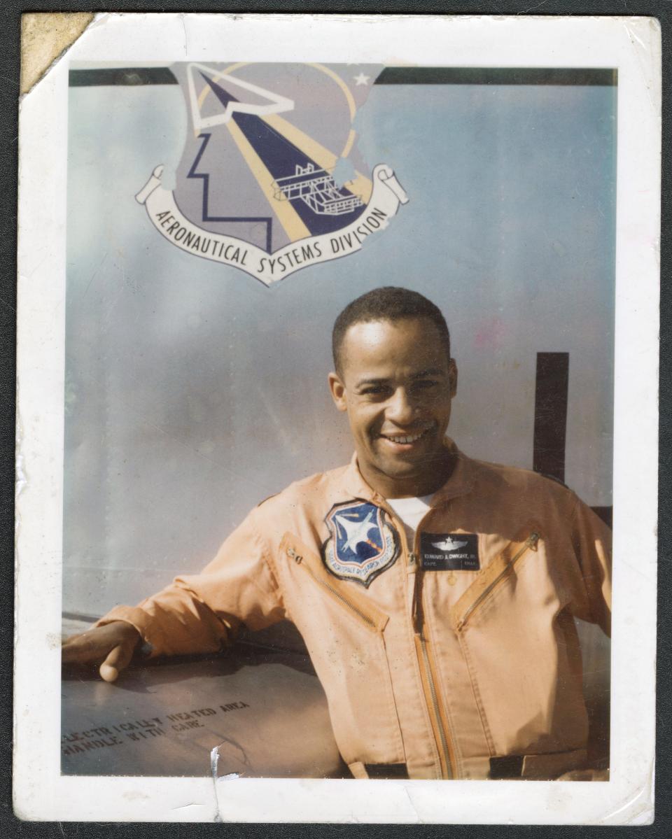 Air Force Capt. Ed Dwight in October 1964. He was the first African American chosen as a potential NASA astronaut candidate.