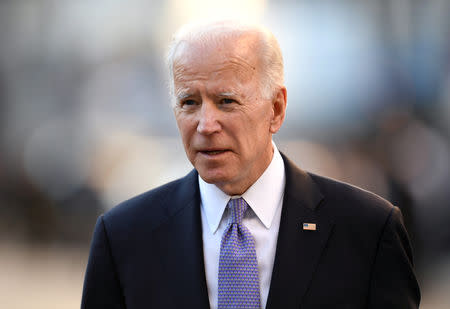 Former U.S. Vice President Joe Biden is seen during the annual Munich Security Conference in Munich, Germany February 16, 2019. REUTERS/Andreas Gebert