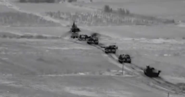 Tanques israelíes en la frontera con Gaza 