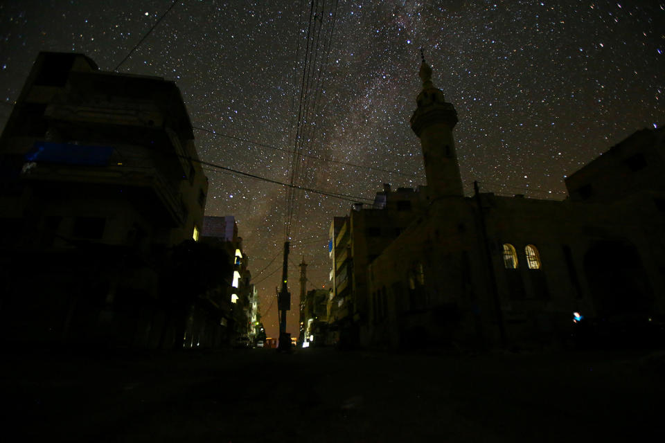 Starry nights and empty streets in Syria