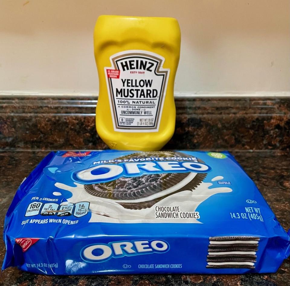 Oreos and mustard