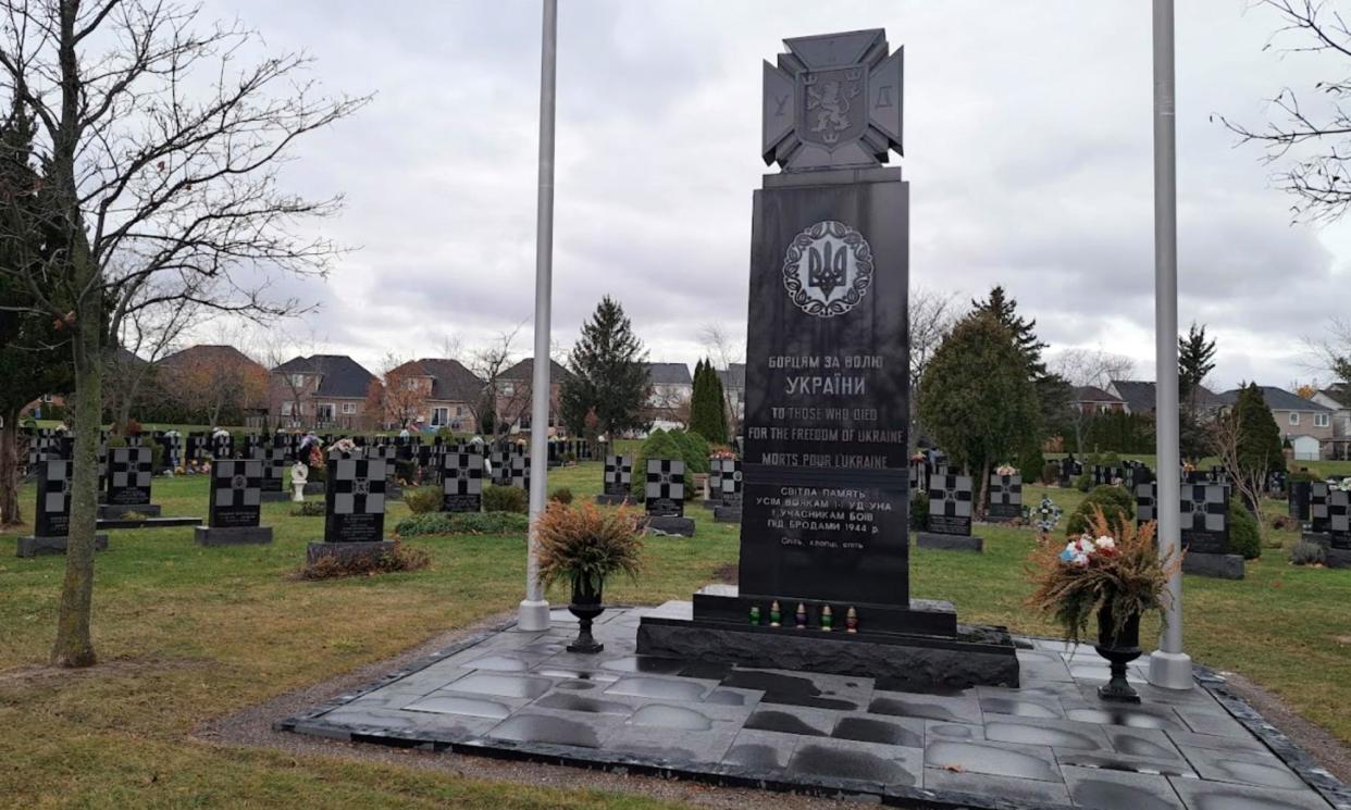 <span>St Volodymyr Cemetery in Oakville, Canada.</span><span>Photograph: Google Earth</span>