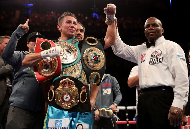 Gennady Golovkin is a two-time unified world middleweight champion (Nick Potts/PA)