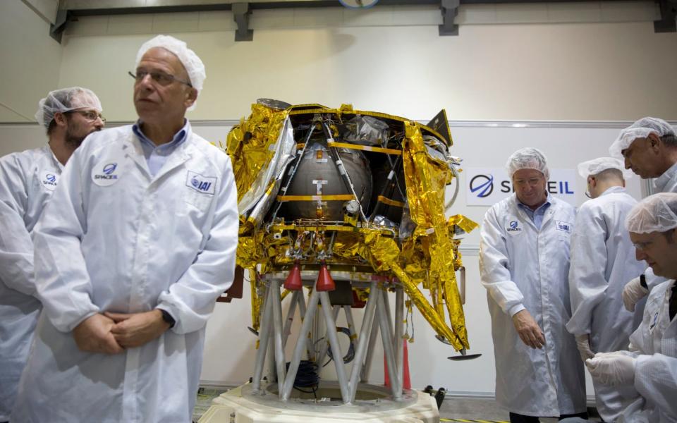 An Israeli spacecraft could make history this week as the first private vessel to aim for the moon.  - AP