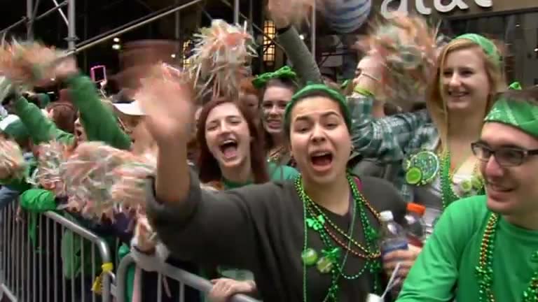 New York St. Patrick's Day Parade Largest in U.S.