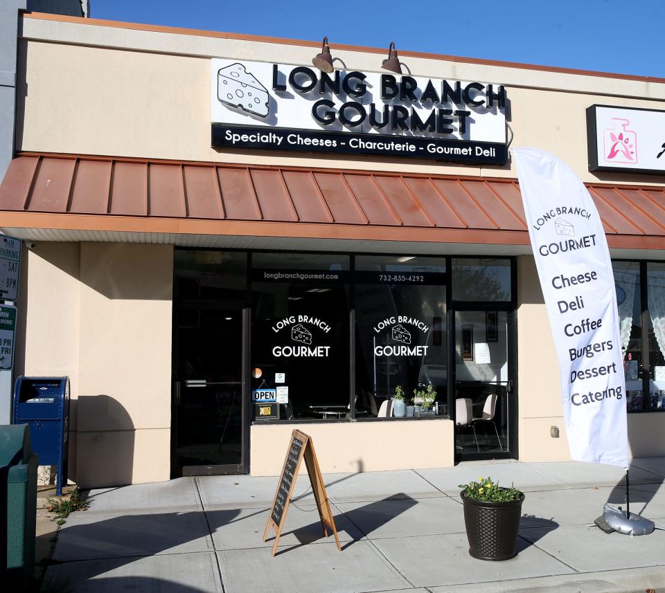 Exterior of the Long Branch Gourmet is shown Tuesday, November 8, 2022.  The shop opened earlier this year and features cheese & charcuterie; deli and specialty foods store.