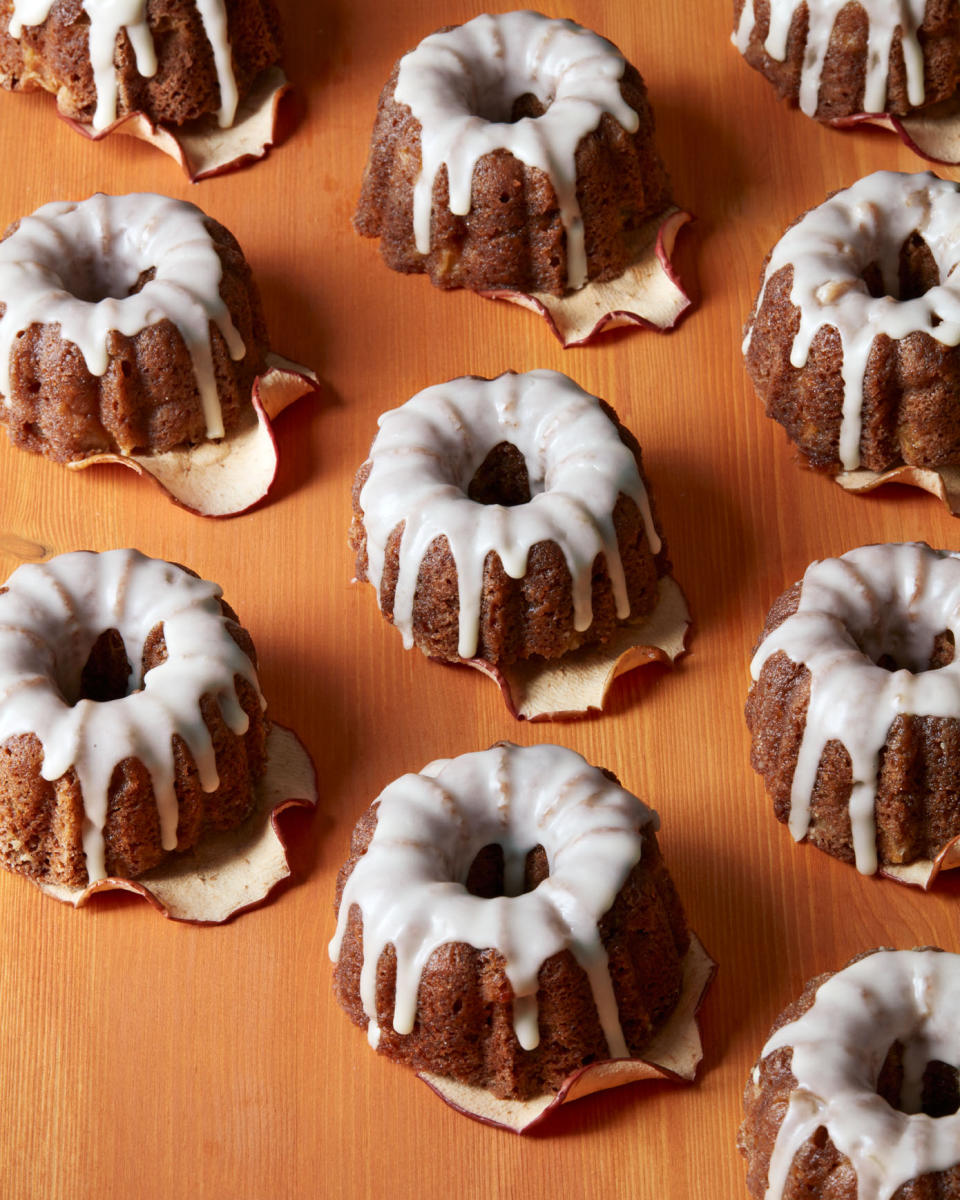 Individual Apple Bundt Cakes