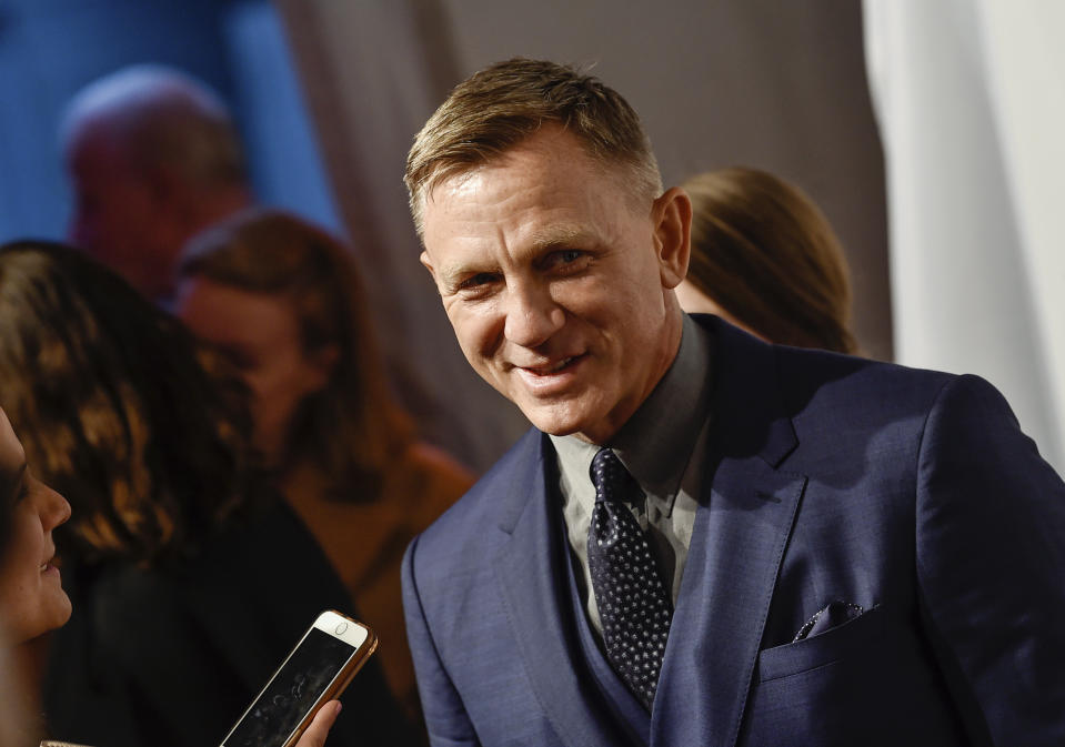 In this Monday, April 9, 2018, file photo, actor Daniel Craig attends The Opportunity Network’s 11th Annual Night of Opportunity Gala at Cipriani Wall Street in New York (Photo by Evan Agostini/Invision/AP, File)