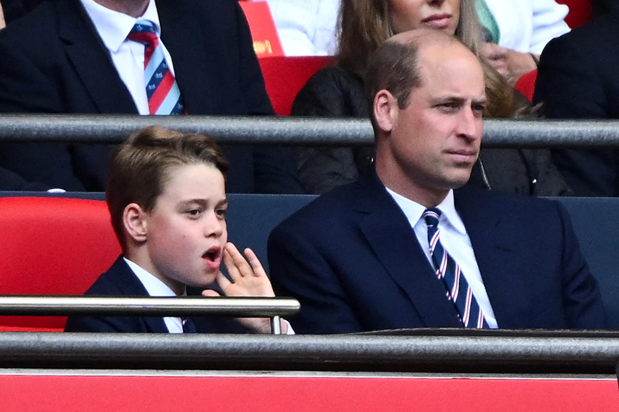 Prince William and Prince George Have Sweet Father-Son Outing at England's Final FA Cup Match