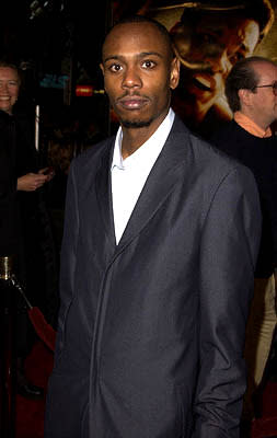 Dave Chappelle at the Hollywood premiere of Ali