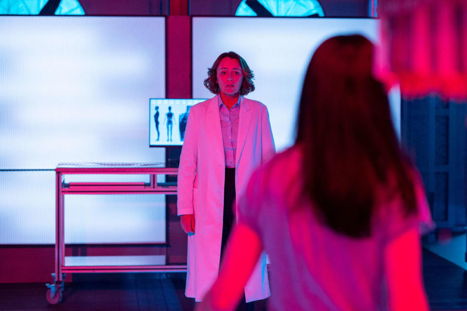 Keeley Hawes as Dr. Manning in Episode 1 of Orphan Black: Echoes