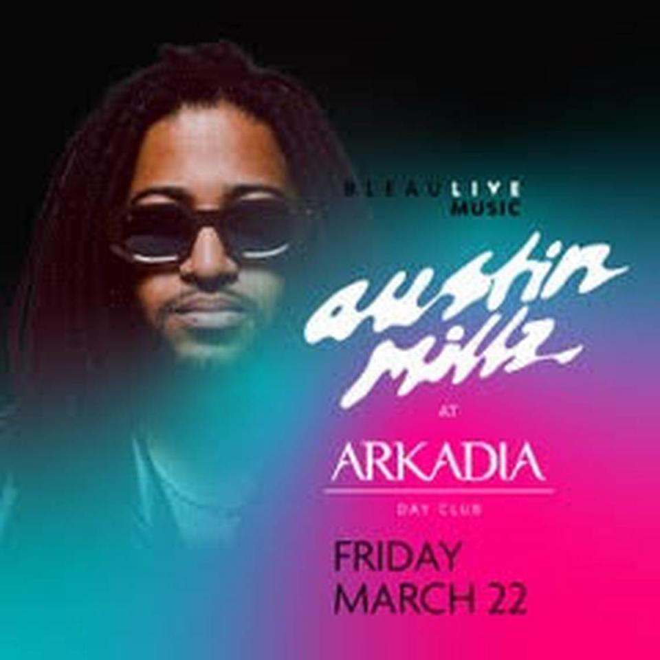 El Arkadia Day Club del Fontainebleau Miami Beach presenta al artista Austin Millz con su inolvidable fusión de hip-hop y música dance.