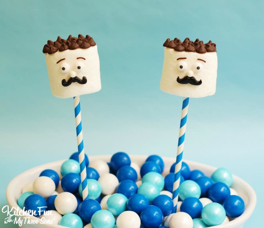 <p>Kitchen Fun With My 3 Sons</p><p>These fun marshmallow pops are so easy to make and will make dad smile.</p><p><strong>Get the recipe: <a href="https://kitchenfunwithmy3sons.com/easy-fathers-day-marshmallow-pops/" rel="nofollow noopener" target="_blank" data-ylk="slk:Easy Father's Day Marshmallow Pops;elm:context_link;itc:0;sec:content-canvas" class="link rapid-noclick-resp">Easy Father's Day Marshmallow Pops</a></strong></p><p><strong>Related: <a href="https://parade.com/843817/andreagleeson/12-recipes-with-mini-marshmallows/" rel="nofollow noopener" target="_blank" data-ylk="slk:12 Recipes With Mini Marshmallows That Are Too Good To Miss;elm:context_link;itc:0;sec:content-canvas" class="link rapid-noclick-resp">12 Recipes With Mini Marshmallows That Are Too Good To Miss</a></strong></p>