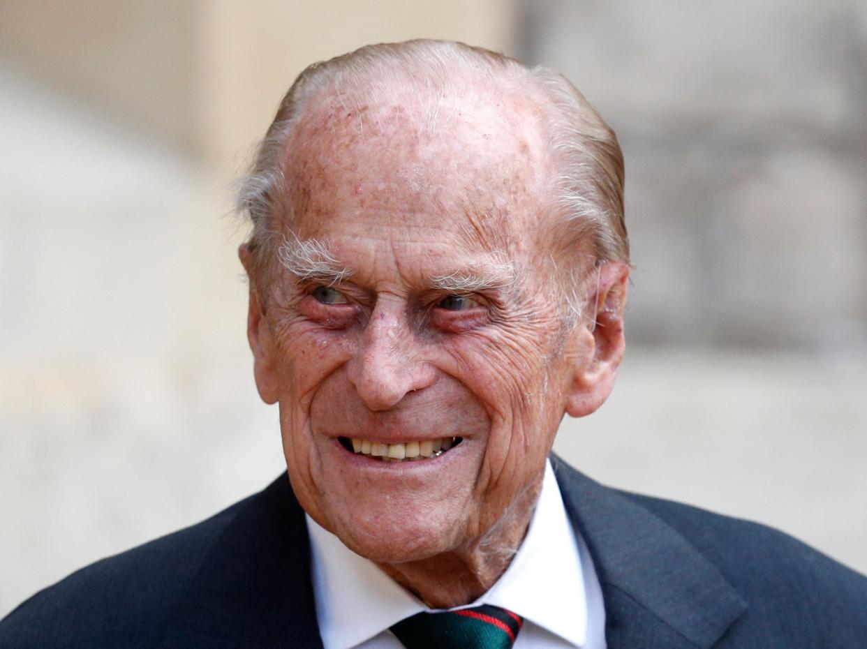 Prince Philip will remain in hospital for several days as he receives treatment for an infection, Buckingham Palace has confirmed (Adrian Dennis/Pool/AFP via Getty Images)