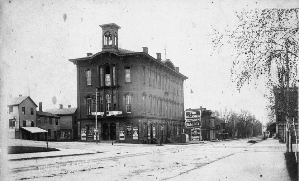 Lancaster's City Hall was located in this building from 1860-1894, when it was condemned and vacated. It was located on the SE corner of Main & Broad, where today's City Hall stands.