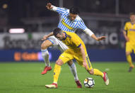 Soccer Football - Serie A - SPAL vs Juventus - Paolo Mazza, Ferrara, Italy - March 17, 2018 Spal's Sergio Floccari in action with Juventus’ Miralem Pjanic REUTERS/Alberto Lingria