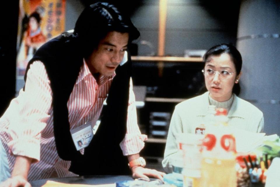 唐澤壽明（左）與鈴木京香主演的《心情直播不NG》本月底將首次在台登上大銀幕。（傳影互動提供）