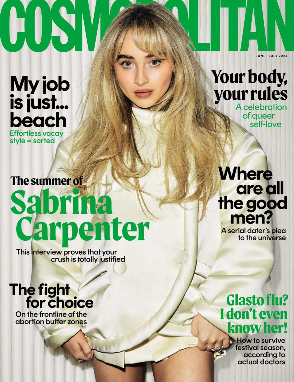 a person on a magazine cover