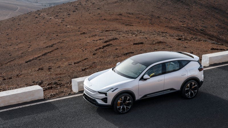 A photo of the Polestar 3 electric SUV. 