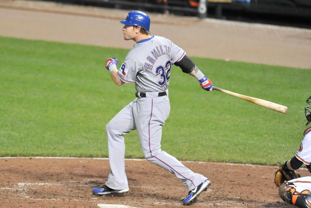 Josh Hamilton Hits 4 Homers Against Orioles 