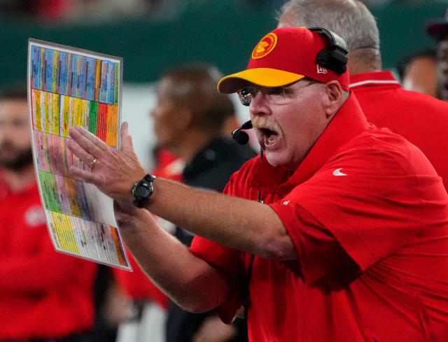 Kansas City Chiefs' Andy Reid gives injury updates on Friday