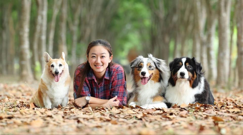 國際犬貓行為認證行訓練師Miki謝佳蕙。圖/謝佳蕙提供